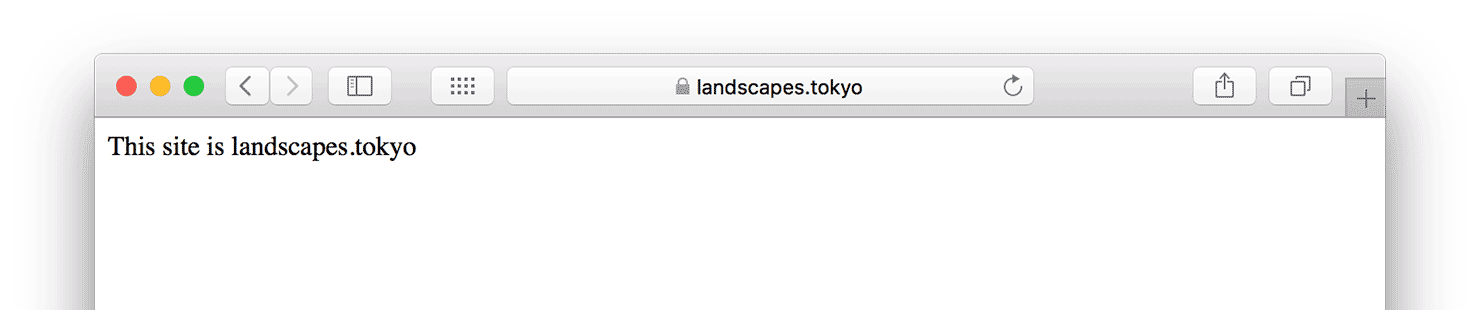 index.htmlの表示